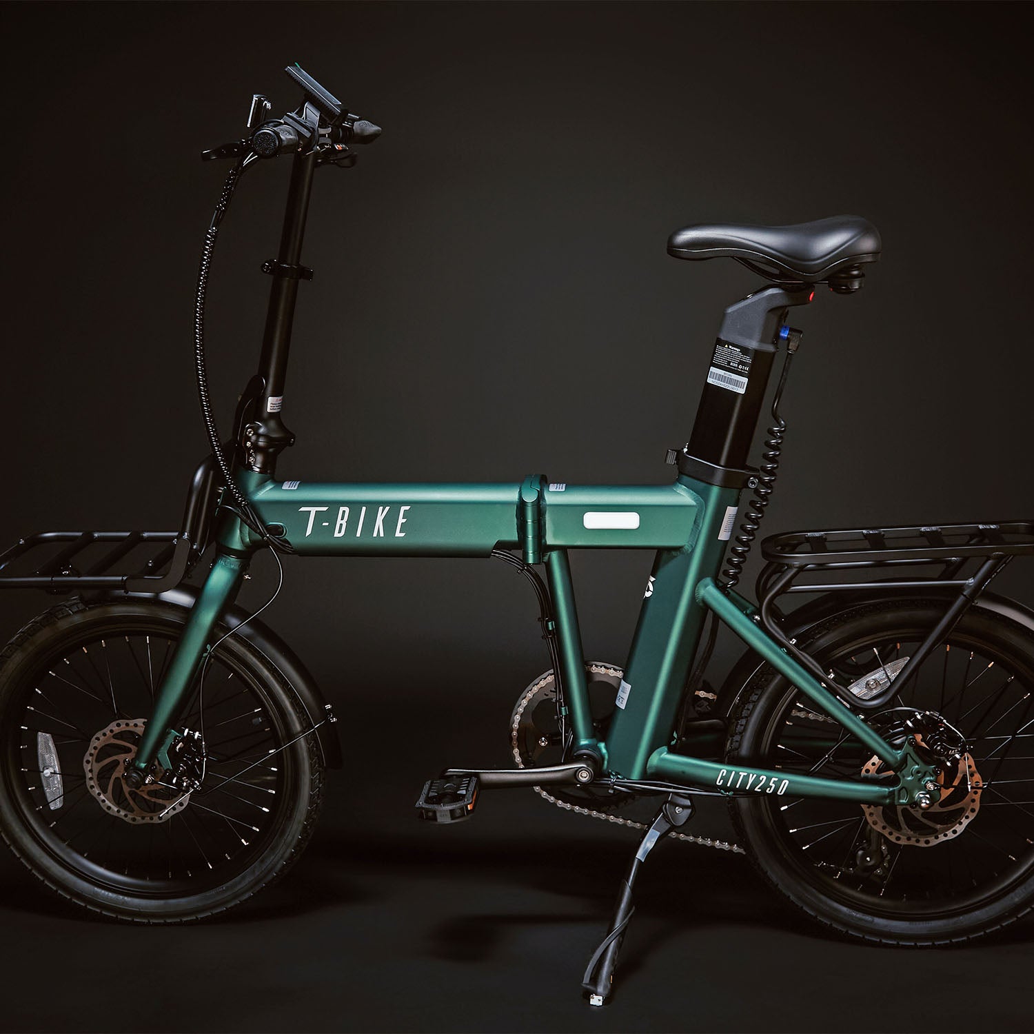 CITY250 – Folding Electric Bike - Green