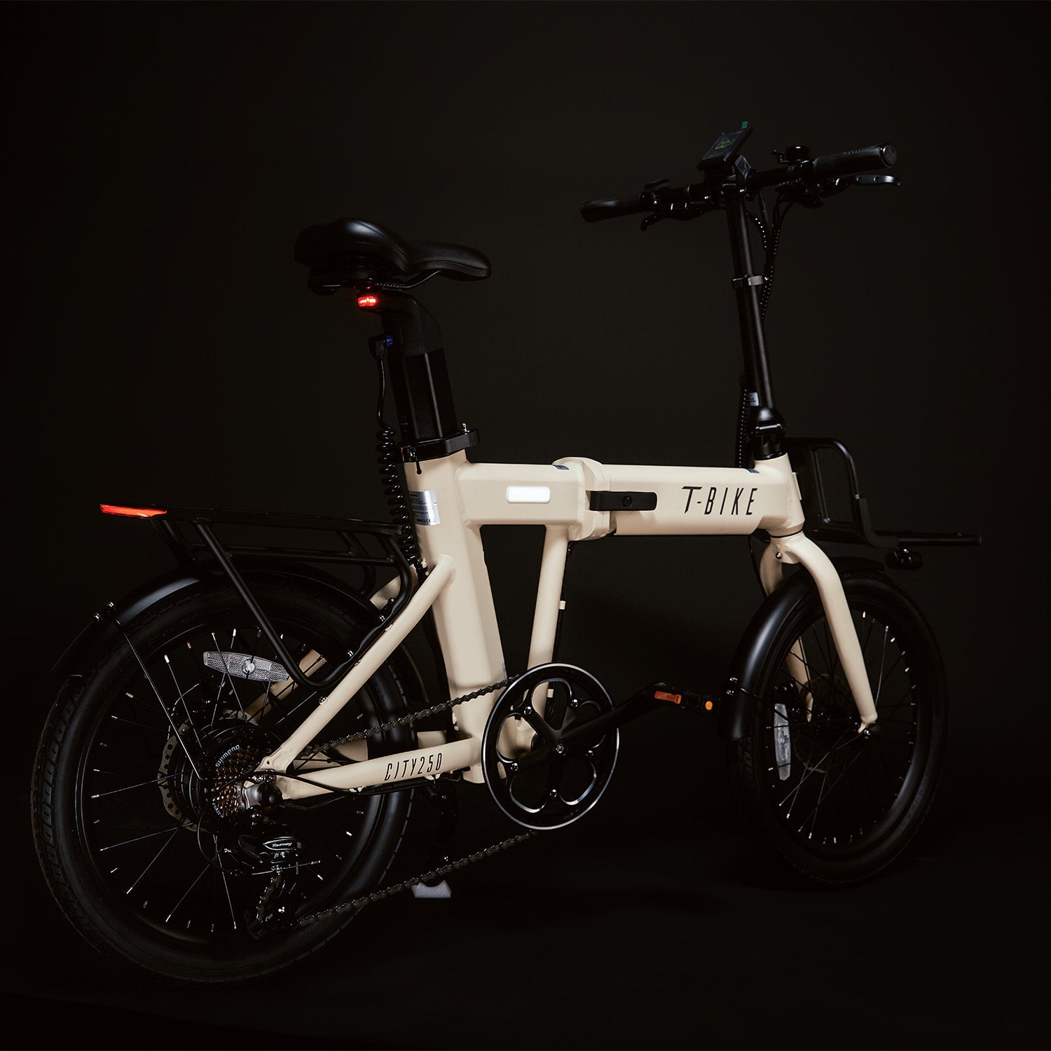 CITY250 – Folding Electric Bike - Cream