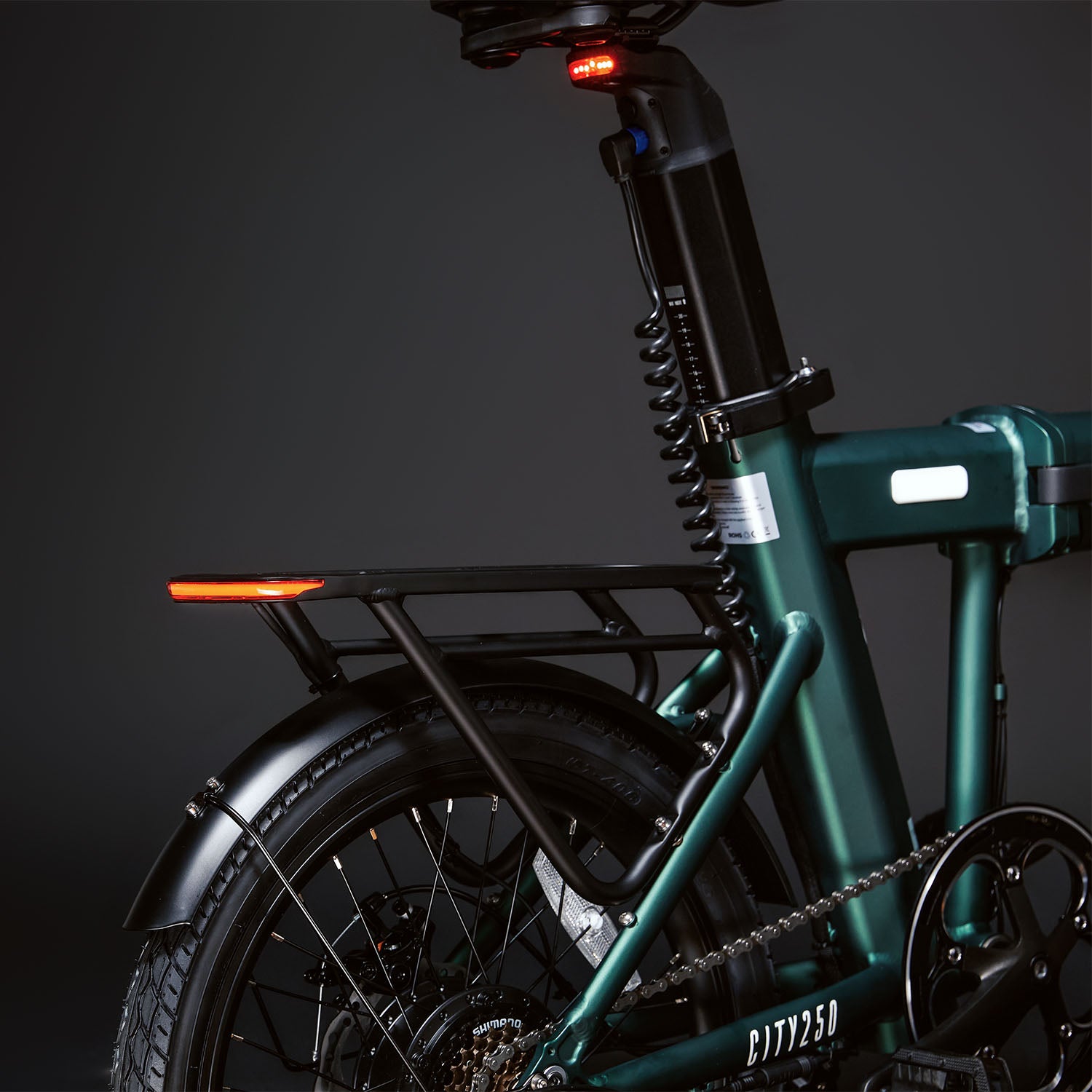 CITY250 – Folding Electric Bike - Green