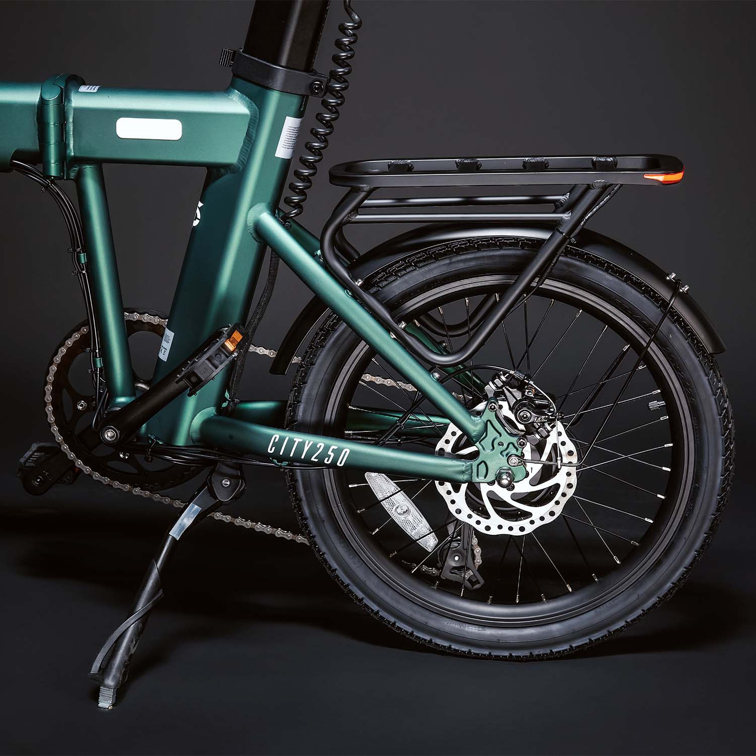 CITY250 – Folding Electric Bike - Green