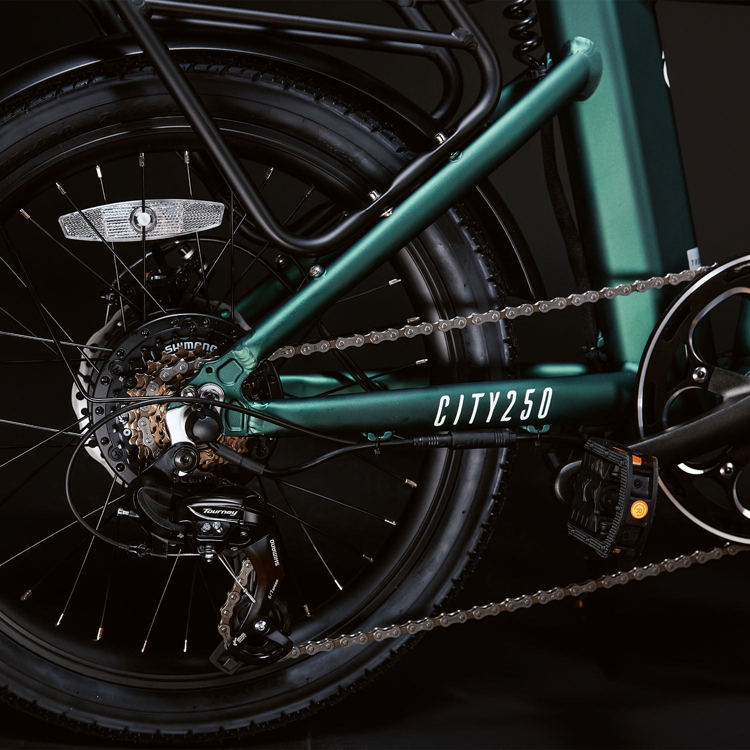 CITY250 – Folding Electric Bike - Green