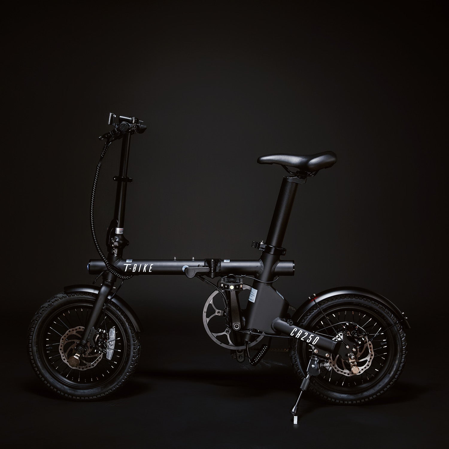 CR250 Compact Rider Opvouwbare Elektrische Fiets – Zwart
