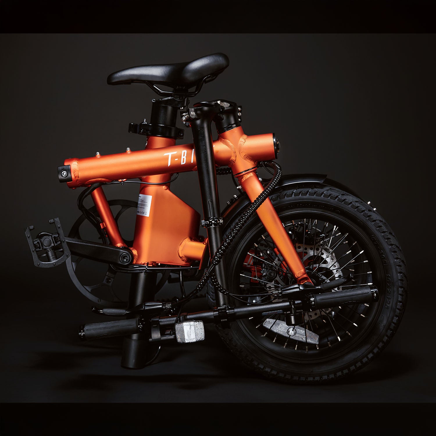 CR250 Compact Rider Opvouwbare Elektrische Fiets – Oranje