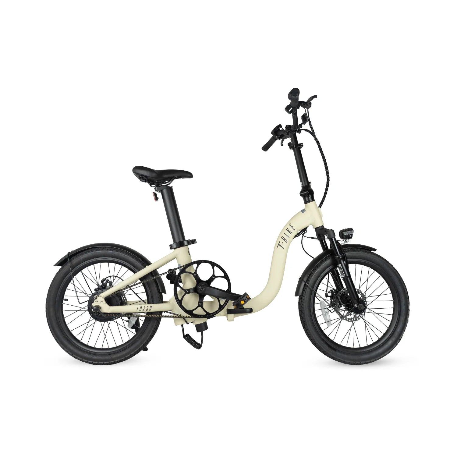 LR250 – Low-Rider Folding Electric Bike - Cream