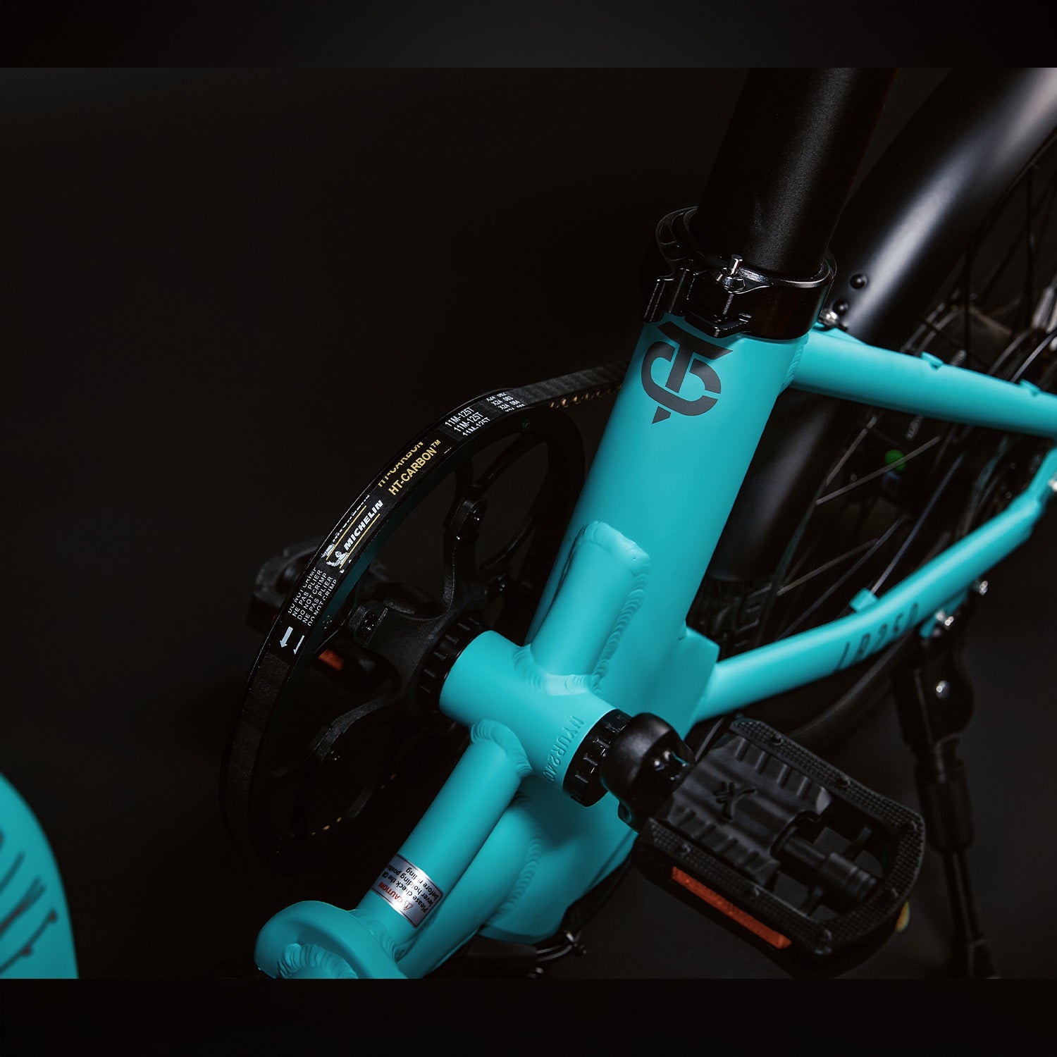 LR250 Low-Rider Opvouwbare Elektrische Fiets – Turkoois