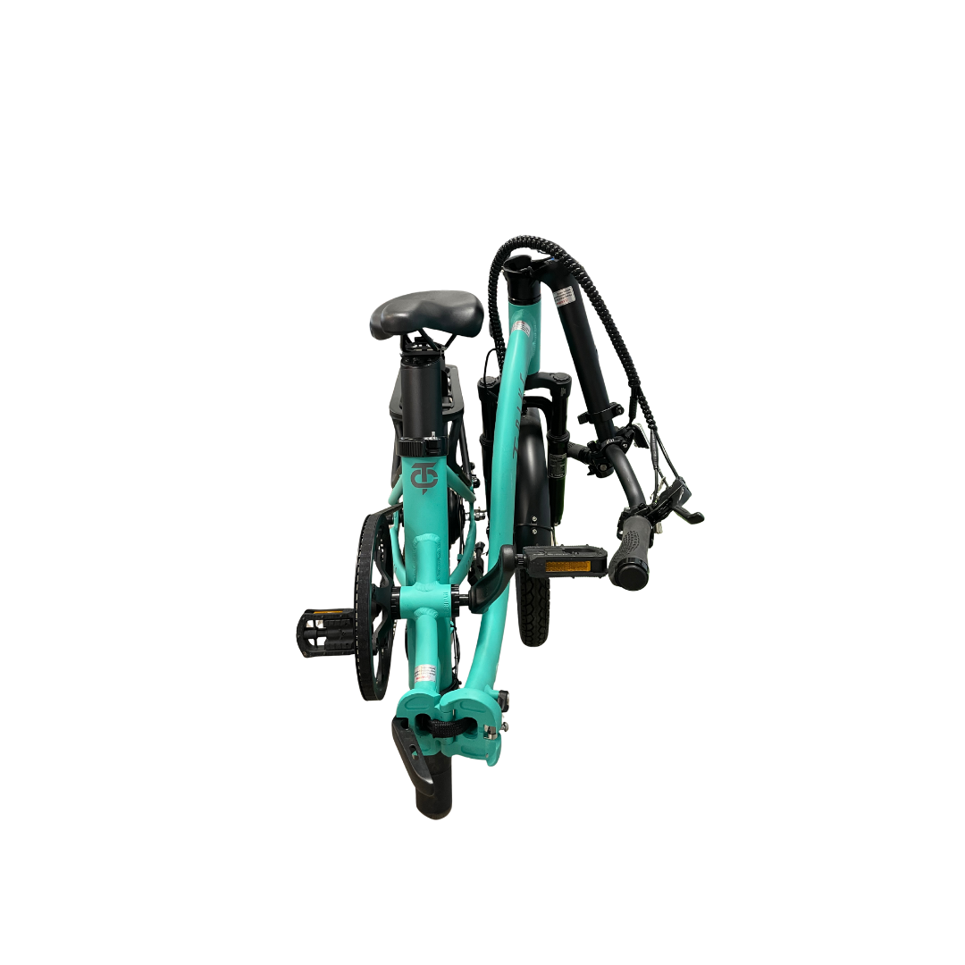 LR250 Low-Rider Opvouwbare Elektrische Fiets – Turqouise