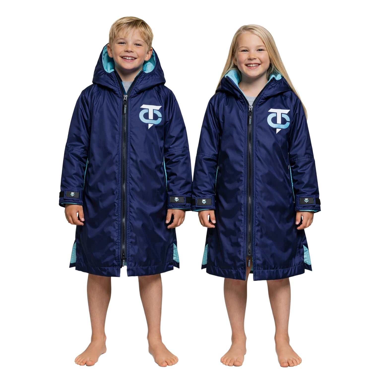 T-Robe Kids Donkerpaars/Arctisch Blauw