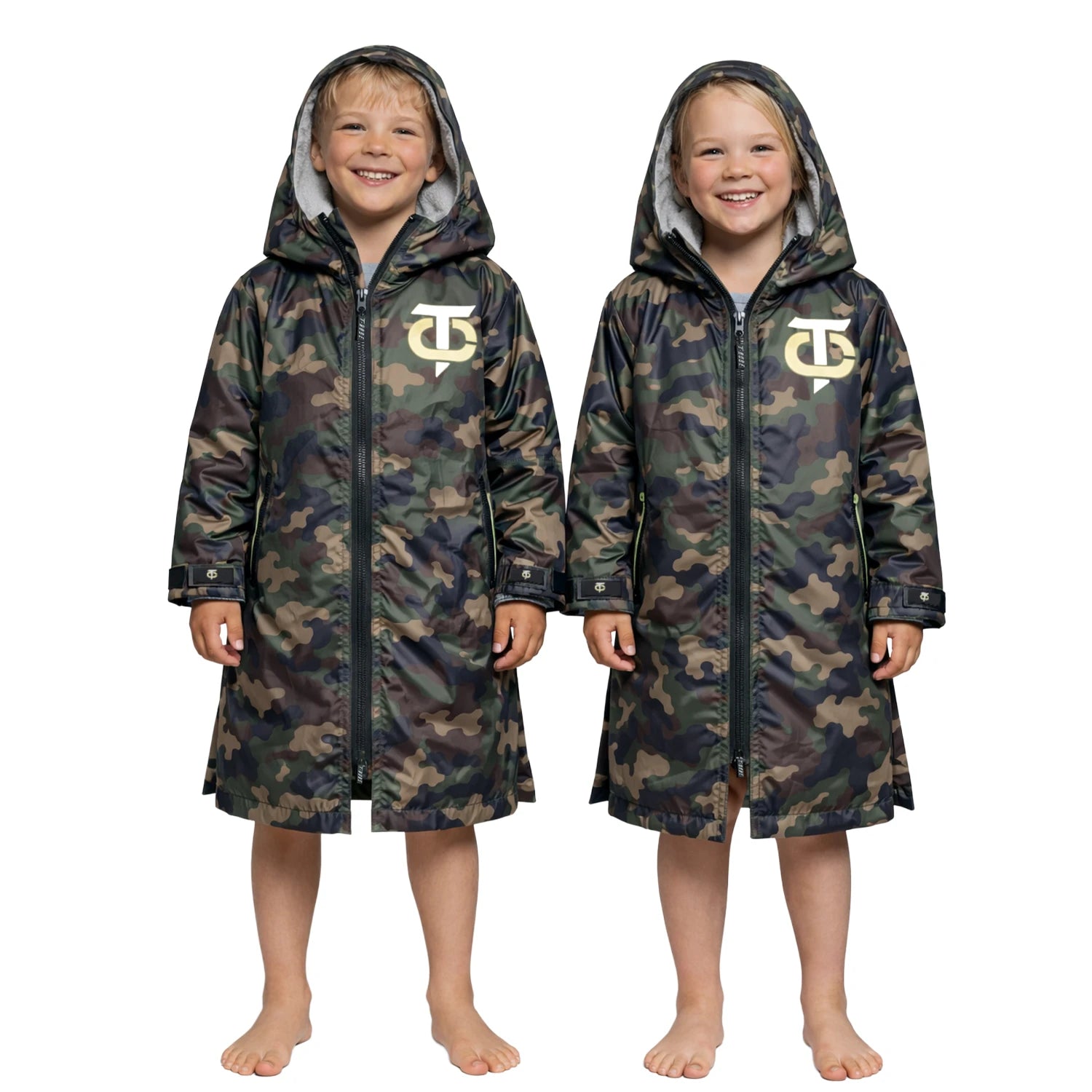 T-Robe Kids Camouflage/Grijs