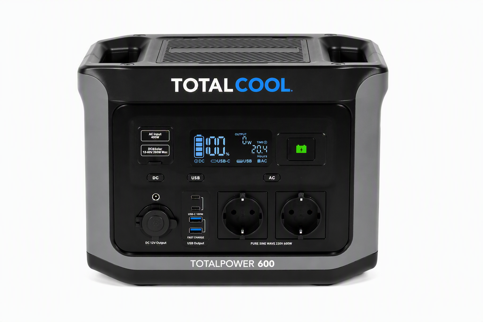 Totalpower 600 Draagbaar Energiestation