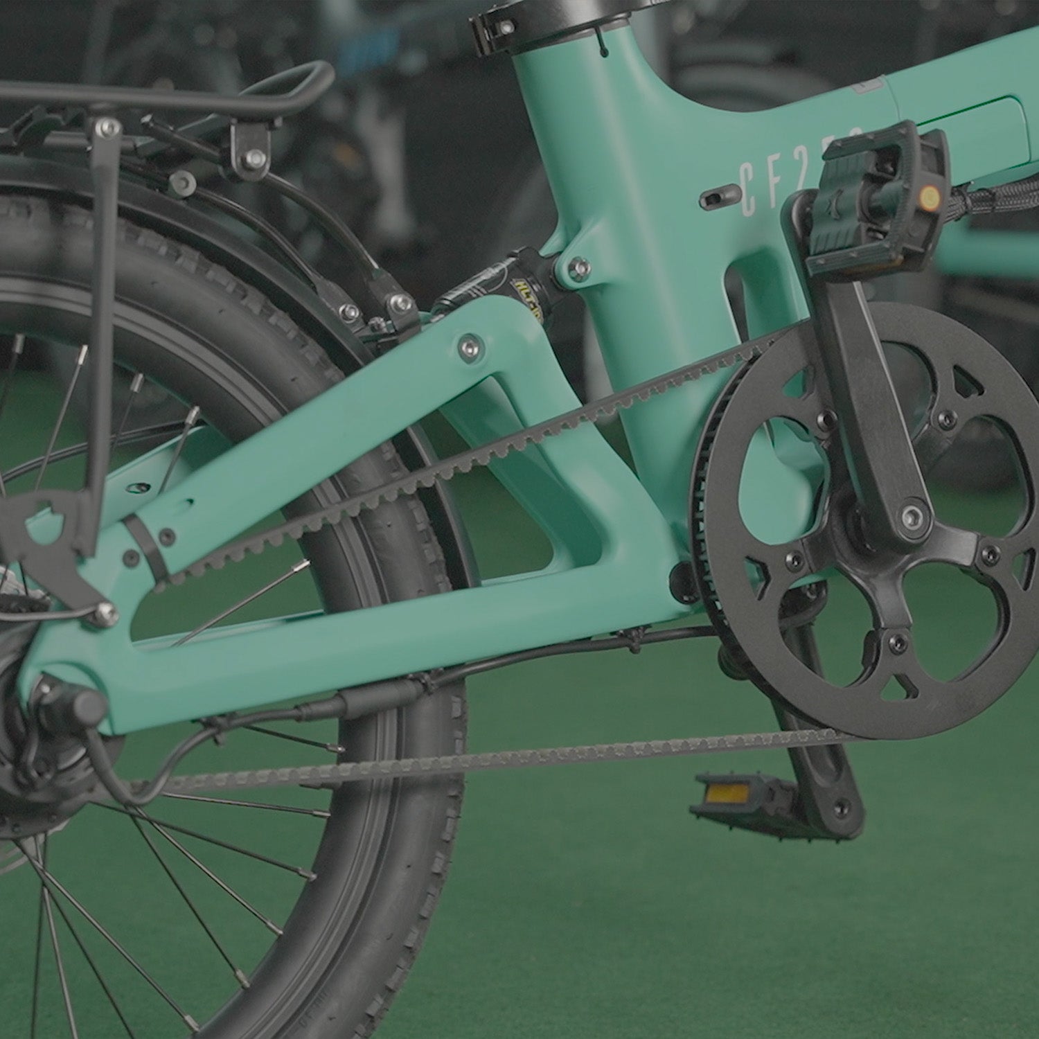 CF250 – Folding Electric Bike - Turquoise