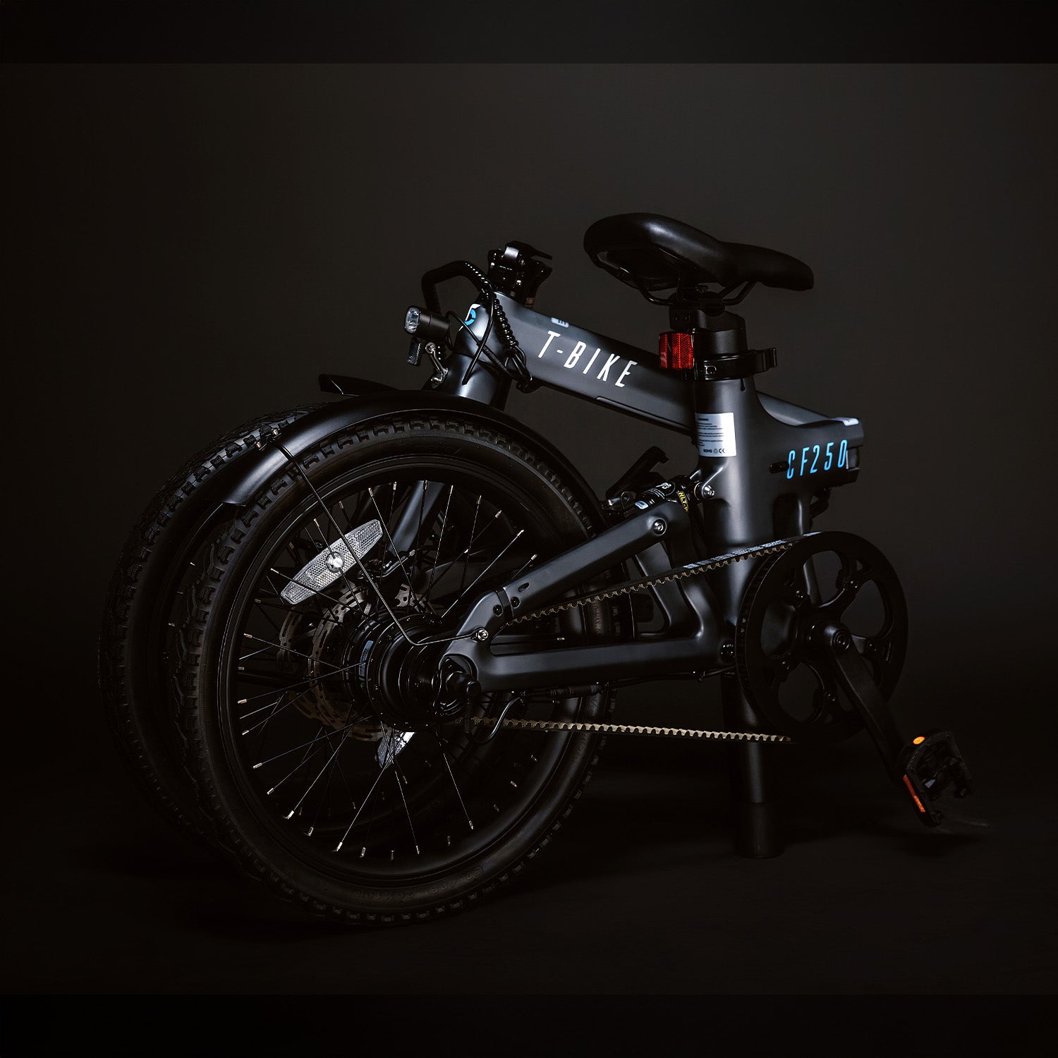 CF250 Opvouwbare Elektrische Fiets – Zwart