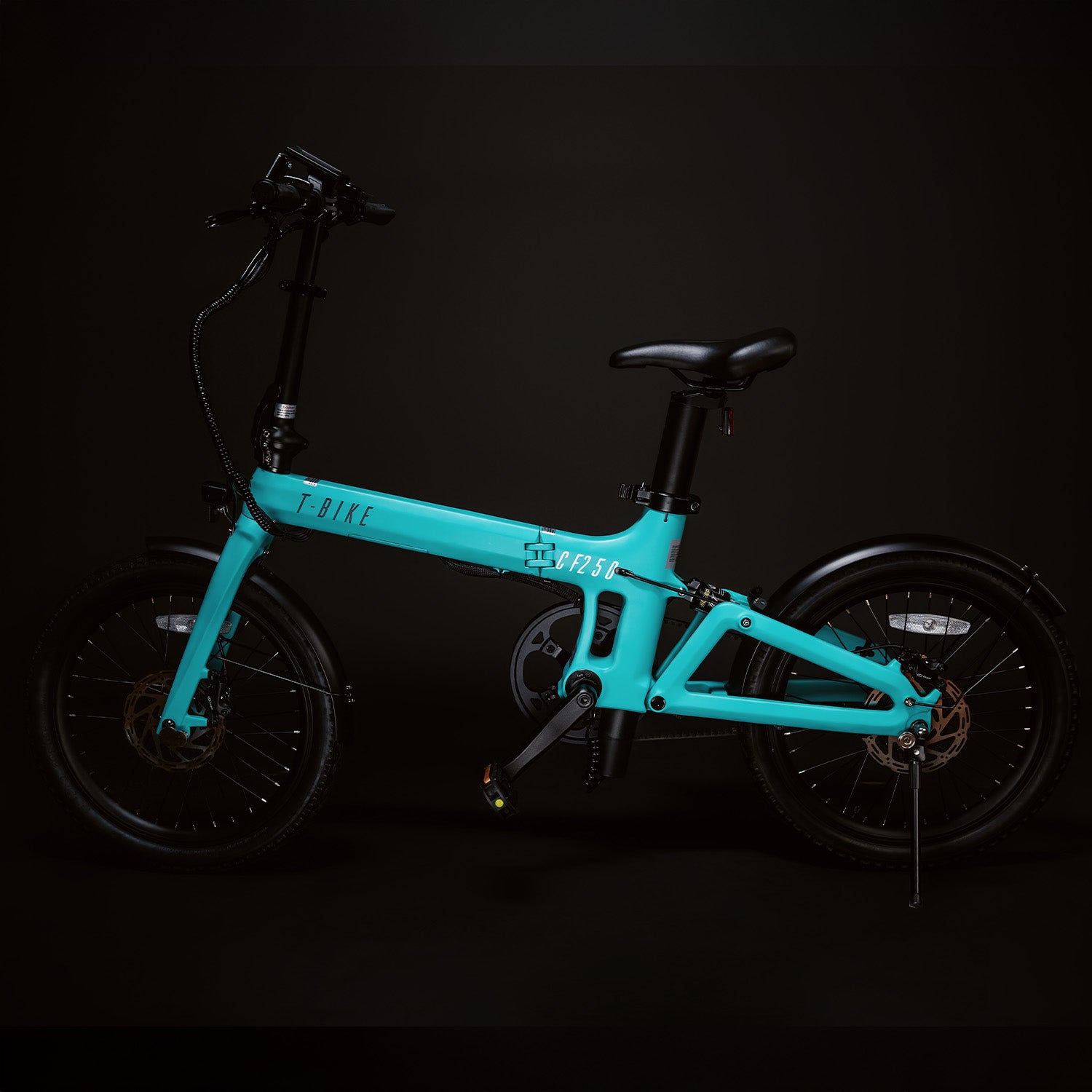 CF250 Opvouwbare Elektrische Fiets – Turkoois
