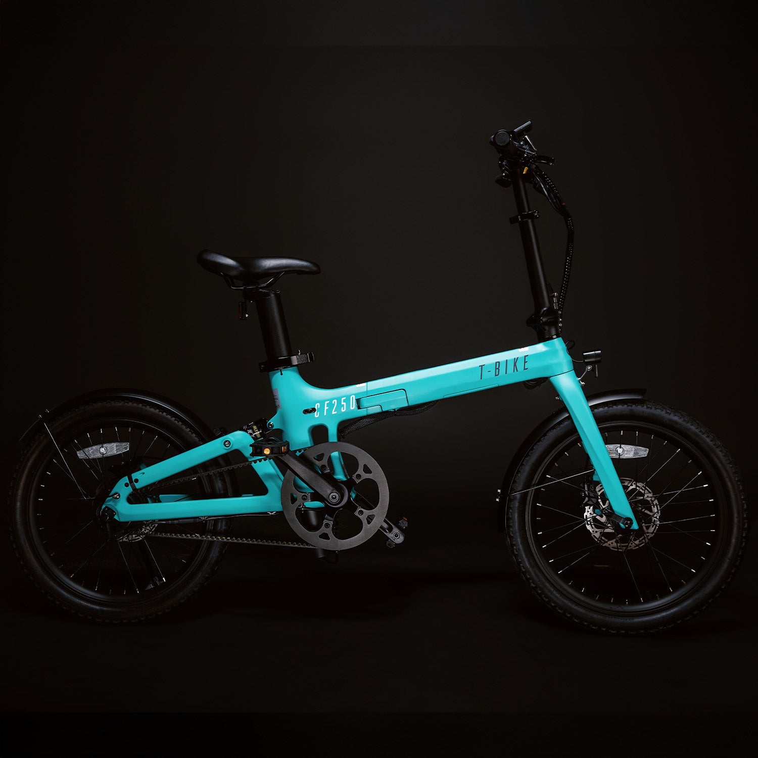 CF250 – Folding Electric Bike - Turquoise