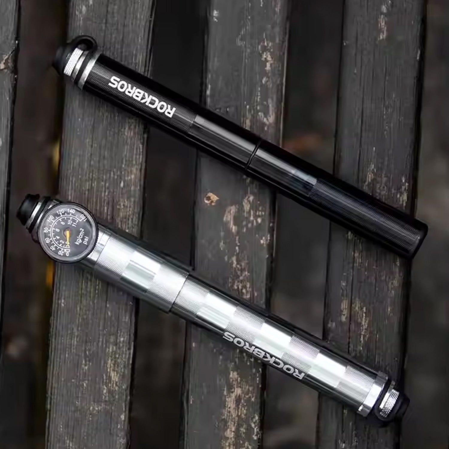 fahrradpumpe bedienen ROCKBROS Handfahrradpumpe – Präzise, zuverlässig und einfach zu bedienen