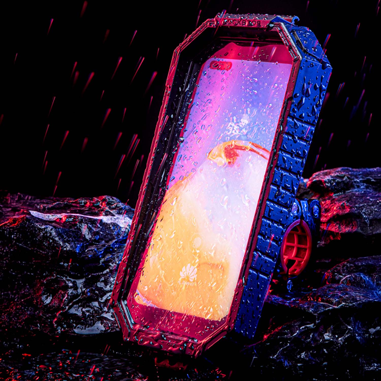 ROCKBROS Rain proof mobile phone holder
