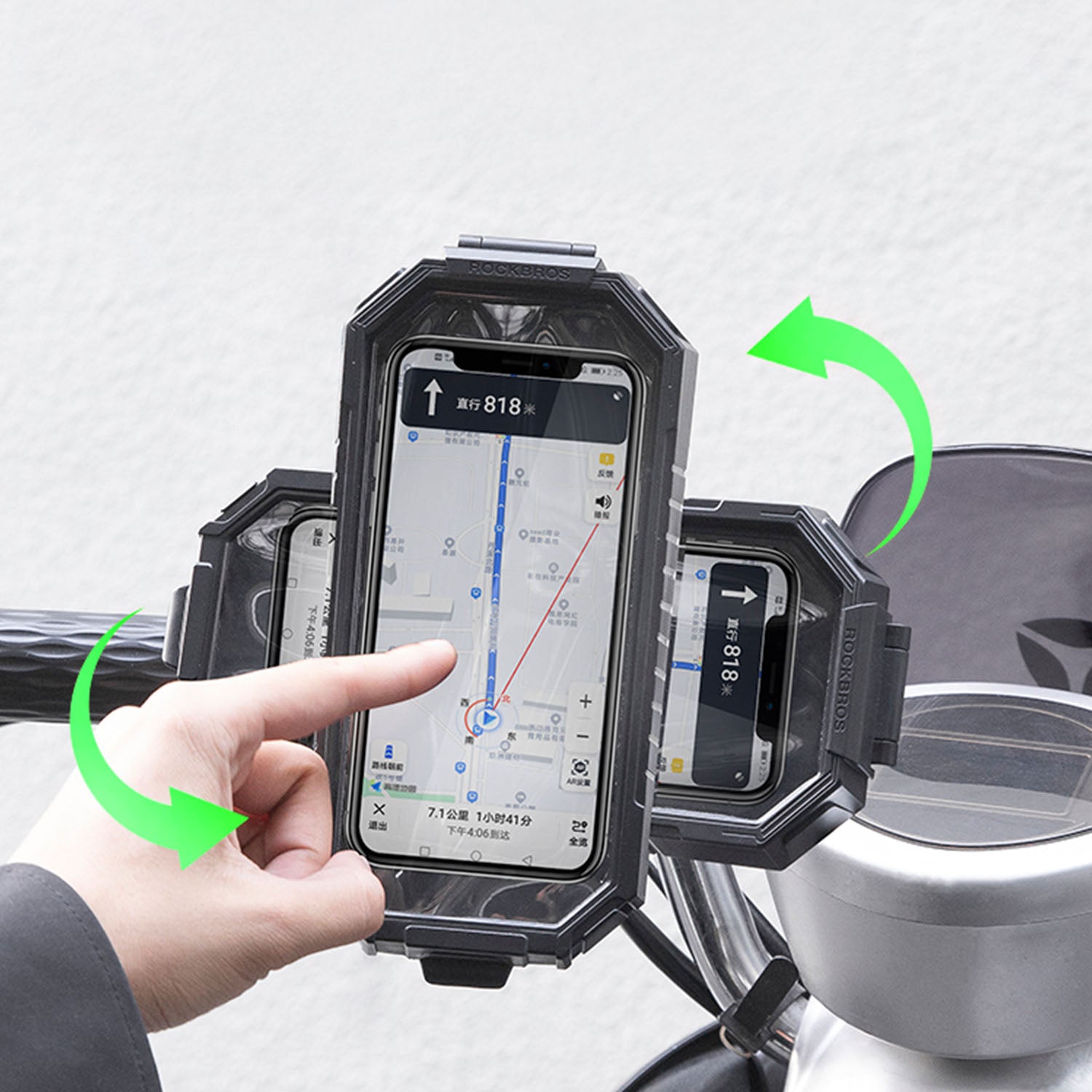 ROCKBROS Rain proof mobile phone holder