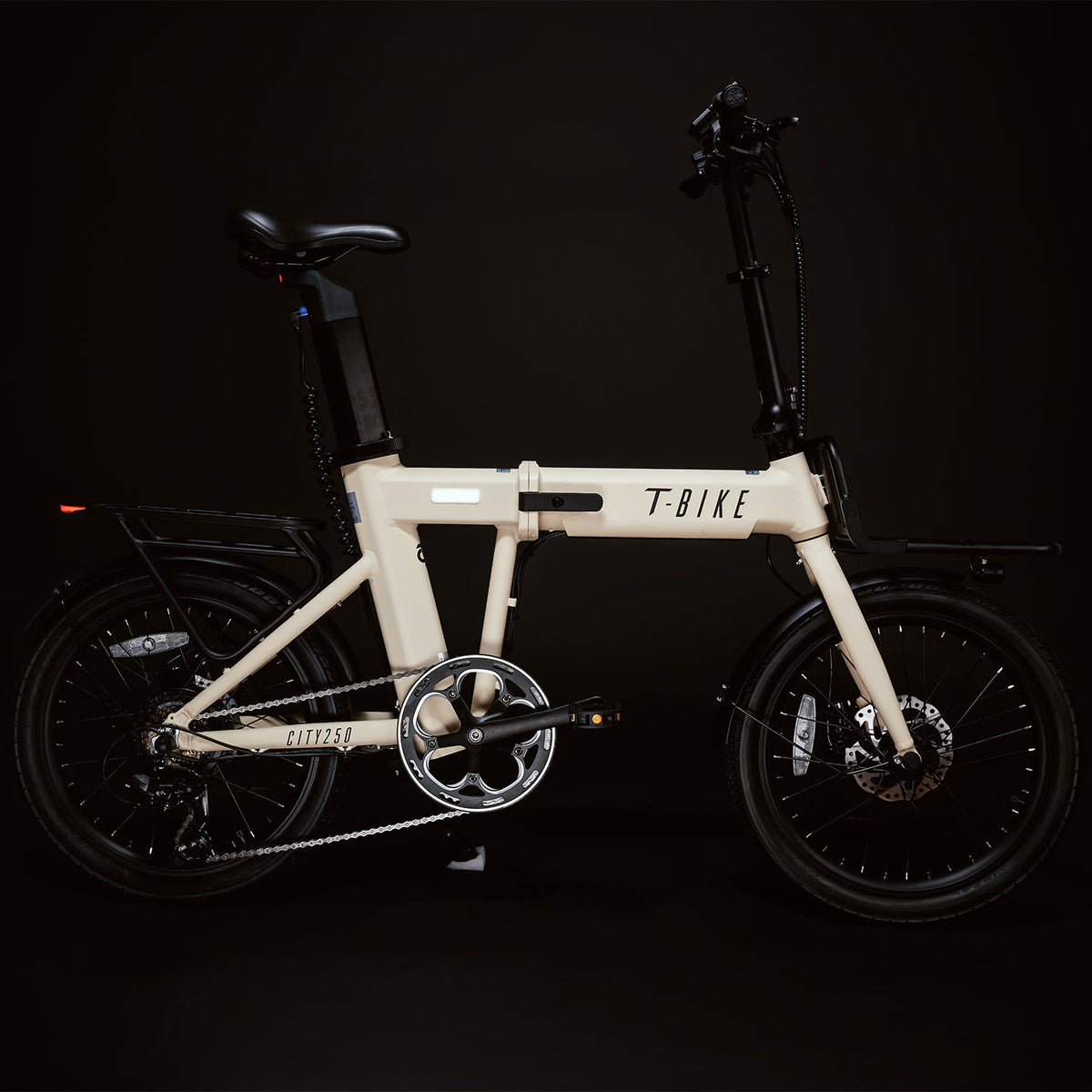 CITY250 – Folding Electric Bike Cream