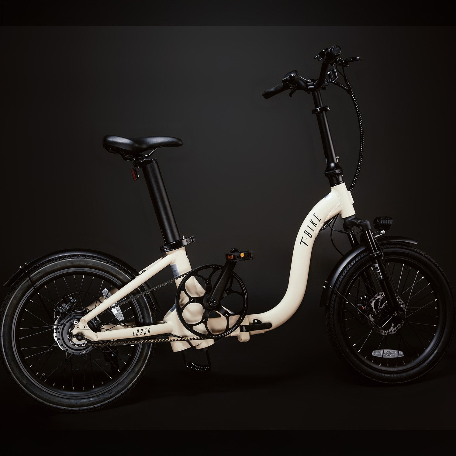 LR250 Low-Rider Opvouwbare Elektrische Fiets – Crème
