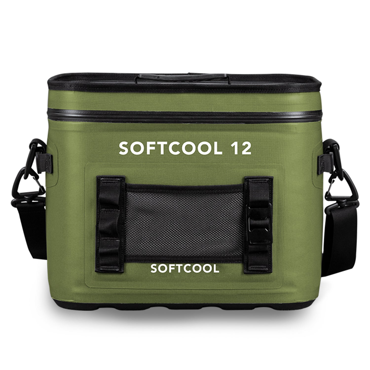 Image of the green softcool 12 coolbag