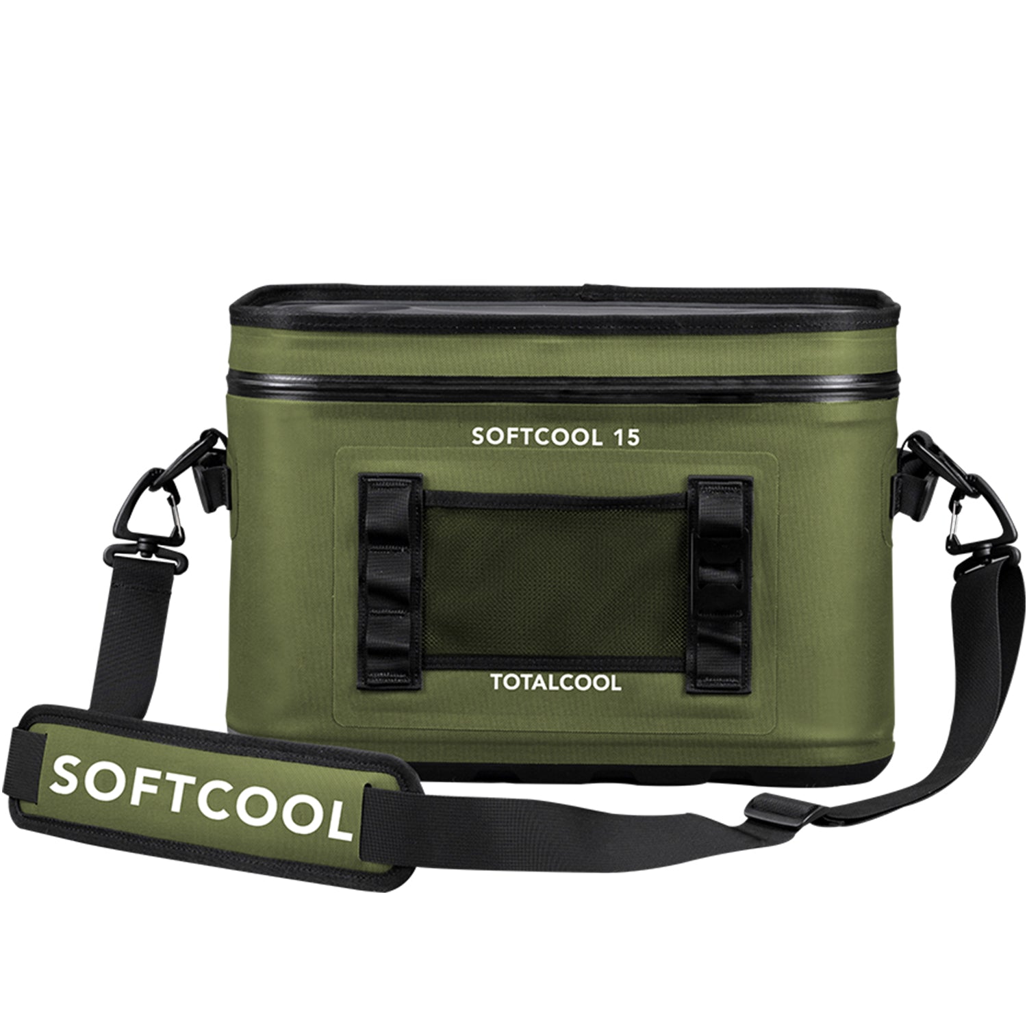 Image of the green softcool 15 coolbag