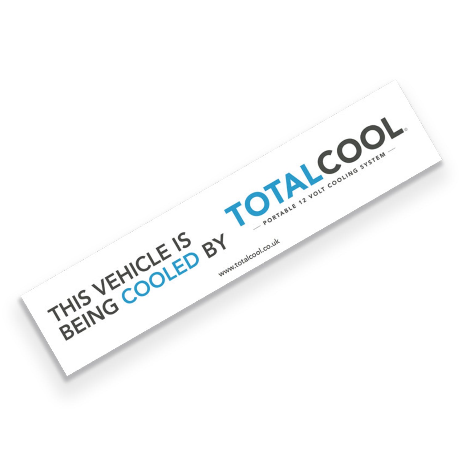 Removable Totalcool Window Sticker