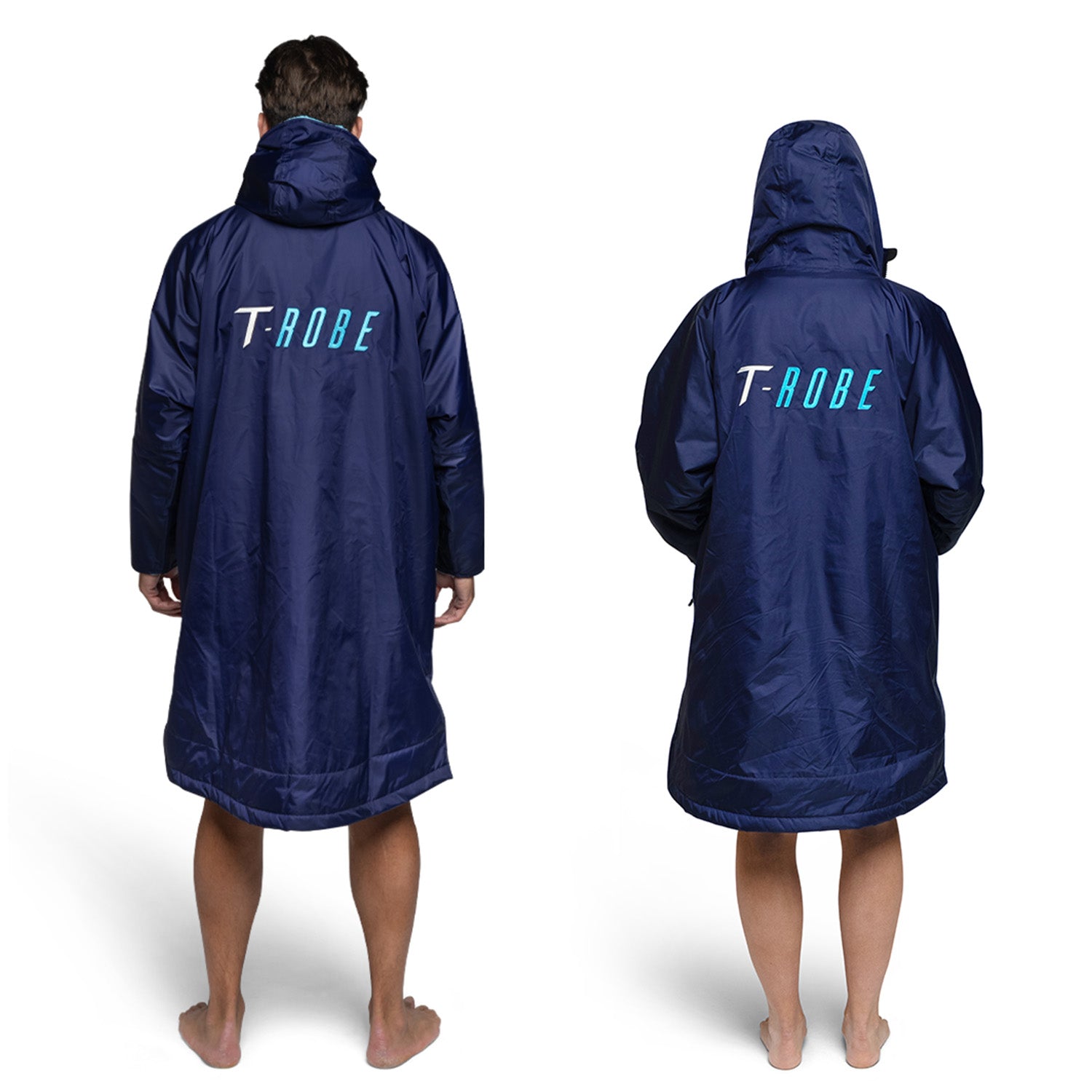 Back view of the Blue T-Robe