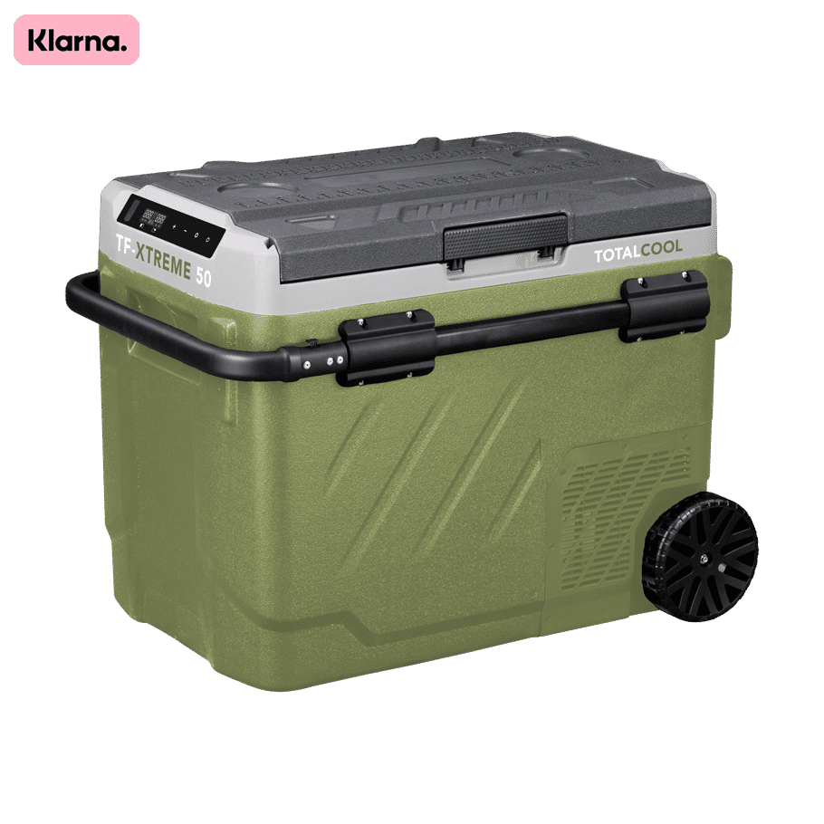 TF-Xtreme 50 Draagbare Koelbox met Vriesfunctie – Camouflage Groen / Grijs